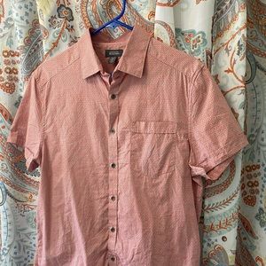 Mens Kenneth Cole shortsleeved button down shirt